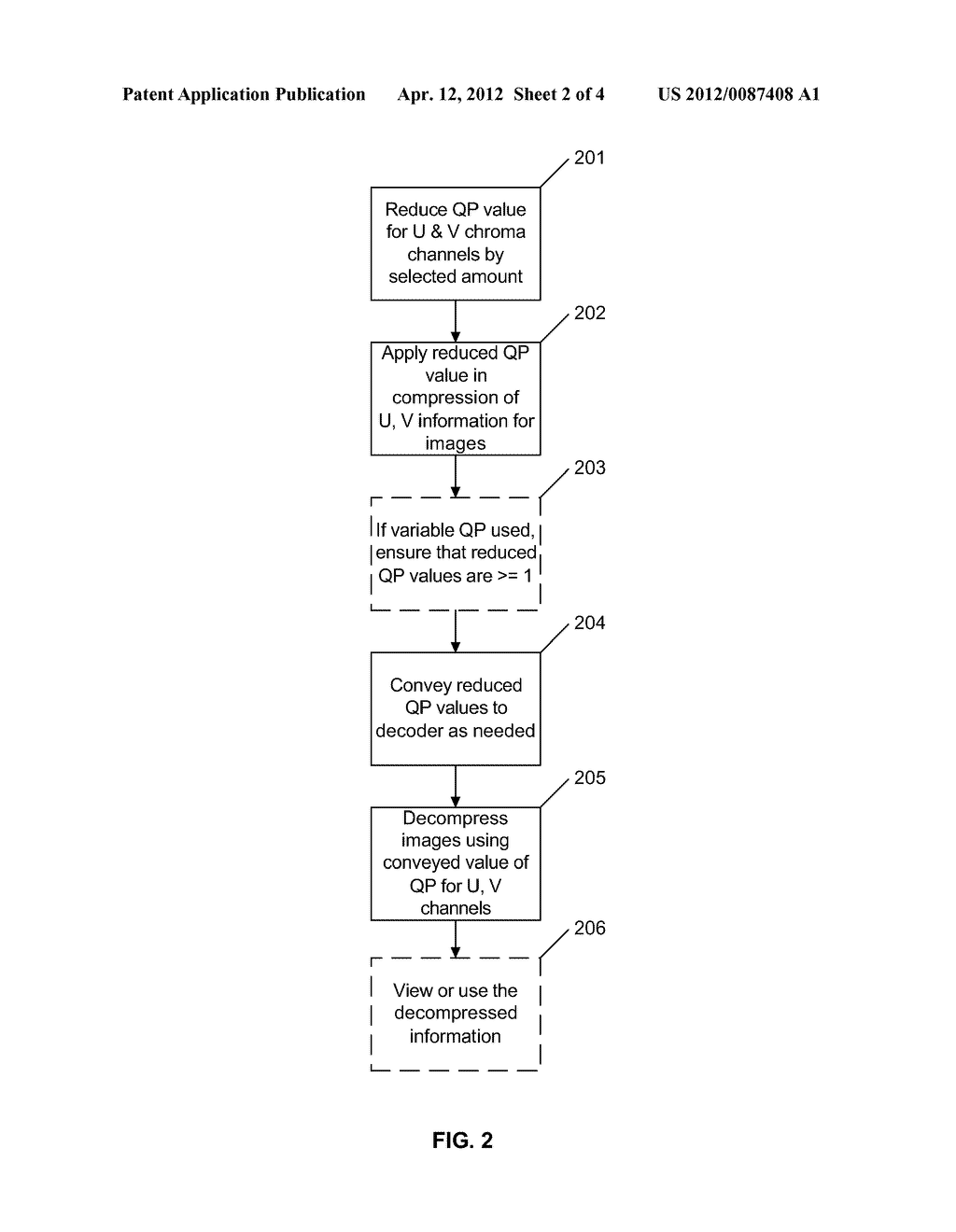 METHOD AND SYSTEM FOR IMPROVING COMPRESSED IMAGE CHROMA INFORMATION - diagram, schematic, and image 03