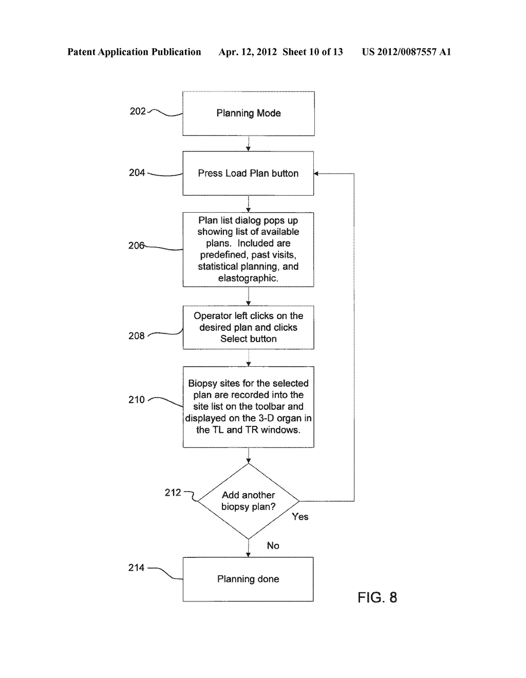 BIOPSY PLANNING AND DISPLAY APPARATUS - diagram, schematic, and image 11