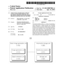 VISION IMAGE INFORMATION STORAGE SYSTEM AND METHOD THEREOF, AND RECORDING     MEDIUM HAVING RECORDED PROGRAM FOR IMPLEMENTING METHOD diagram and image