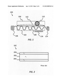 Microfluidic waveguide detector diagram and image