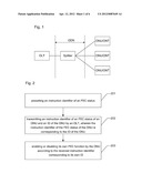 Method and system for instructing enabling/disabling forward error     correction coding function diagram and image