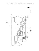 LATCH FOR A FOLD OUT RAMP diagram and image