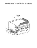 FRONT-LOADABLE REFUSE CONTAINER HAVING SIDE-LOADING ROBOTIC ARM WITH     MOTORS AND OTHER MASS MOUNTED AT REAR OF CONTAINER AND USE OF SAME WITH     FRONT-LOADING WASTE-HAULING VEHICLE HAVING HYDRAULIC FRONT FORKS OR OTHER     RETRACTABLY ENGAGEABLE LIFT MEANS diagram and image