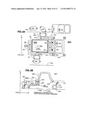 FRONT-LOADABLE REFUSE CONTAINER HAVING SIDE-LOADING ROBOTIC ARM WITH     MOTORS AND OTHER MASS MOUNTED AT REAR OF CONTAINER AND USE OF SAME WITH     FRONT-LOADING WASTE-HAULING VEHICLE HAVING HYDRAULIC FRONT FORKS OR OTHER     RETRACTABLY ENGAGEABLE LIFT MEANS diagram and image