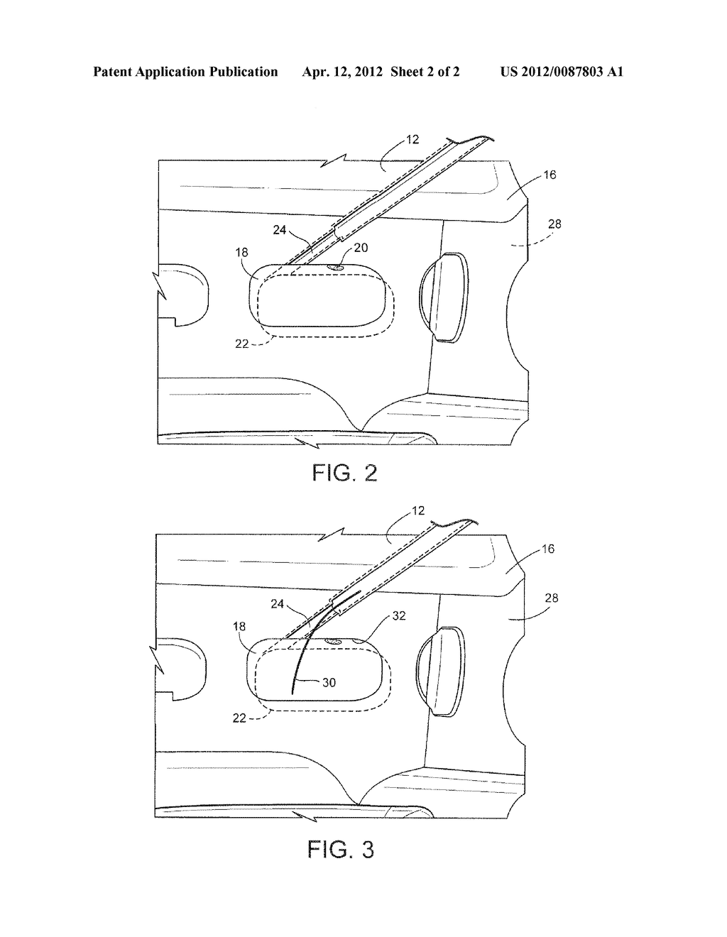 CURVED FILM COOLING HOLES FOR TURBINE AIRFOIL AND RELATED METHOD - diagram, schematic, and image 03