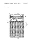 NON-AQUEOUS ELECTROLYTE SECONDARY BATTERY diagram and image