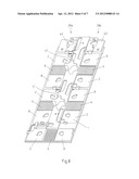 Carrier Matrix for Battery Cell Connectors diagram and image