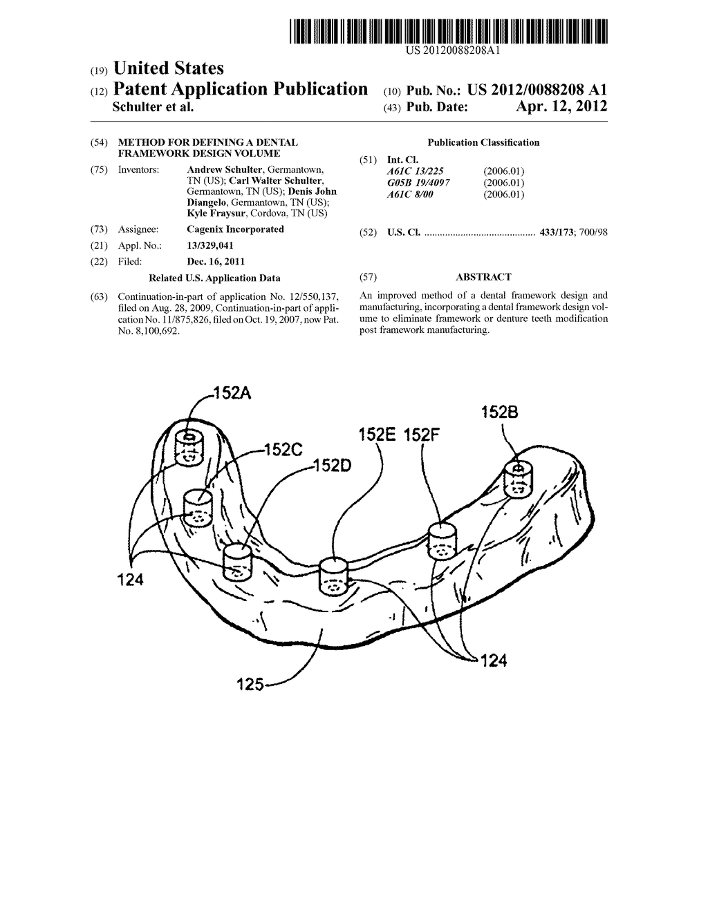 Method for Defining a Dental Framework Design Volume - diagram, schematic, and image 01