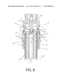 CONNECTOR ASSEMBLY FOR CORRUGATED COAXIAL CABLE diagram and image