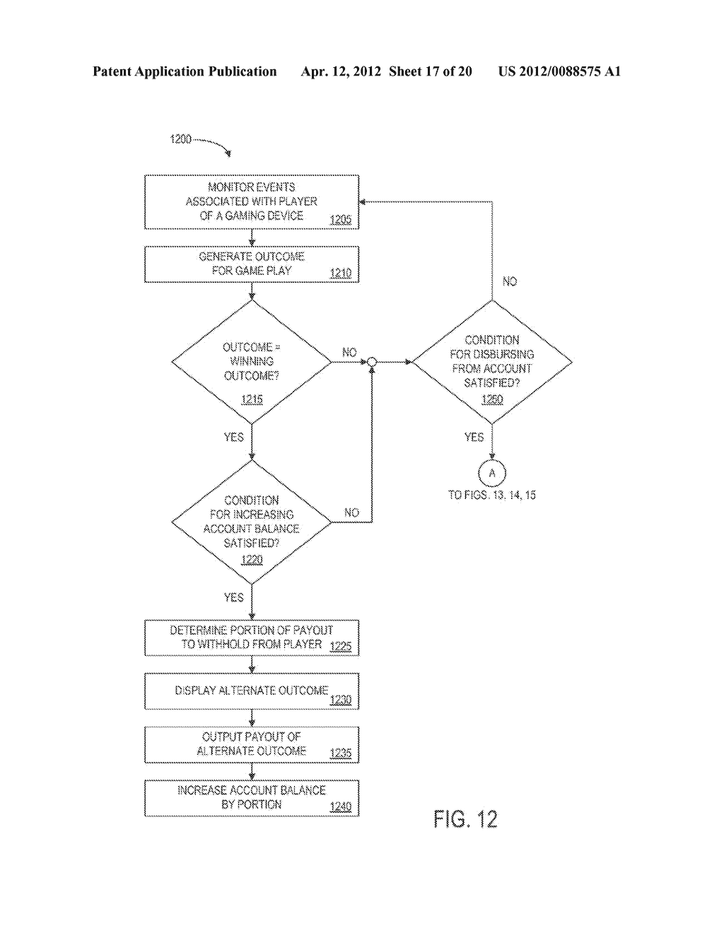METHODS AND APPARATUS FOR MANAGING AN ACCOUNT TO FUND BENEFITS FOR A     PLAYER - diagram, schematic, and image 18