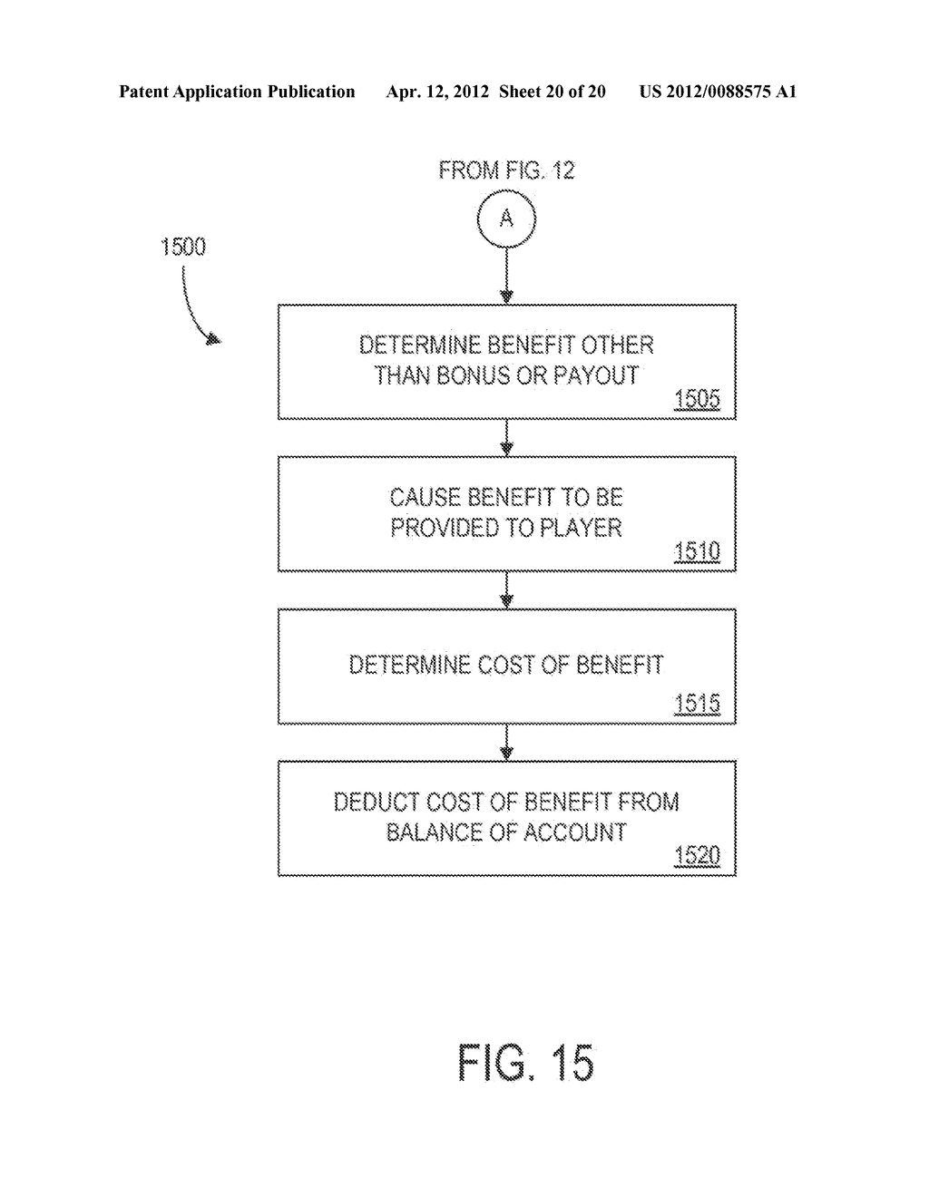 METHODS AND APPARATUS FOR MANAGING AN ACCOUNT TO FUND BENEFITS FOR A     PLAYER - diagram, schematic, and image 21