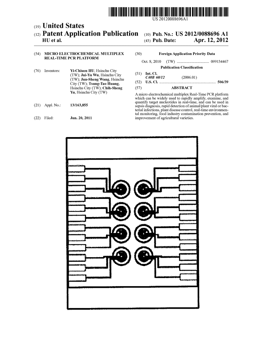 MICRO ELECTROCHEMICAL MULTIPLEX REAL-TIME PCR PLATFORM - diagram, schematic, and image 01