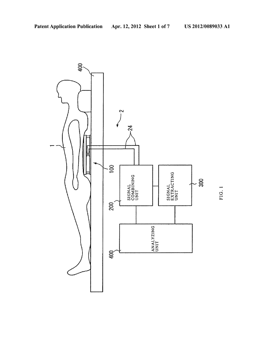 BIOINFORMATION DETECTING DEVICE - diagram, schematic, and image 02