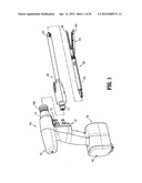 HAND HELD SURGICAL HANDLE ASSEMBLY, SURGICAL ADAPTERS FOR USE BETWEEN     SURGICAL HANDLE ASSEMBLY AND SURGICAL END EFFECTORS, AND METHODS OF USE diagram and image