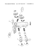 HAND HELD SURGICAL HANDLE ASSEMBLY, SURGICAL ADAPTERS FOR USE BETWEEN     SURGICAL HANDLE ASSEMBLY AND SURGICAL END EFFECTORS, AND METHODS OF USE diagram and image