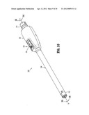 HAND HELD SURGICAL HANDLE ASSEMBLY, SURGICAL ADAPTERS FOR USE BETWEEN     SURGICAL HANDLE ASSEMBLY AND SURGICAL END EFFECTORS, AND METHODS OF USE diagram and image