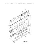 HAND HELD SURGICAL HANDLE ASSEMBLY, SURGICAL ADAPTERS FOR USE BETWEEN     SURGICAL HANDLE ASSEMBLY AND SURGICAL END EFFECTORS, AND METHODS OF USE diagram and image