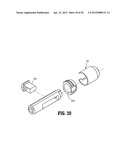 HAND HELD SURGICAL HANDLE ASSEMBLY, SURGICAL ADAPTERS FOR USE BETWEEN     SURGICAL HANDLE ASSEMBLY AND SURGICAL END EFFECTORS, AND METHODS OF USE diagram and image