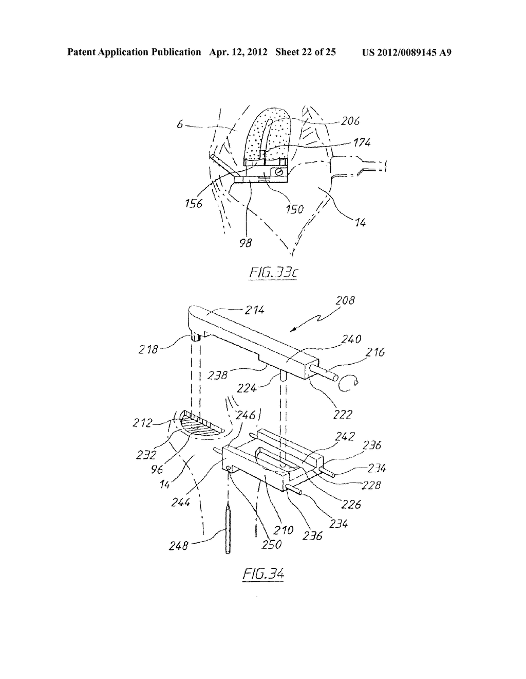 APPARATUS FOR USE IN ARTHROPLASTY ON A KNEE JOINT - diagram, schematic, and image 23