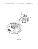 GUIDING DEVICE FOR GUIDING MOBILE ROBOTIC VACUUM CLEANER TO CHARGING BASE diagram and image