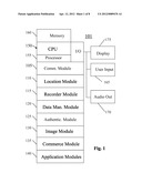 LOCATING A PRODUCT OR A VENDER USING A MOBILE COMMUNICATION DEVICE diagram and image