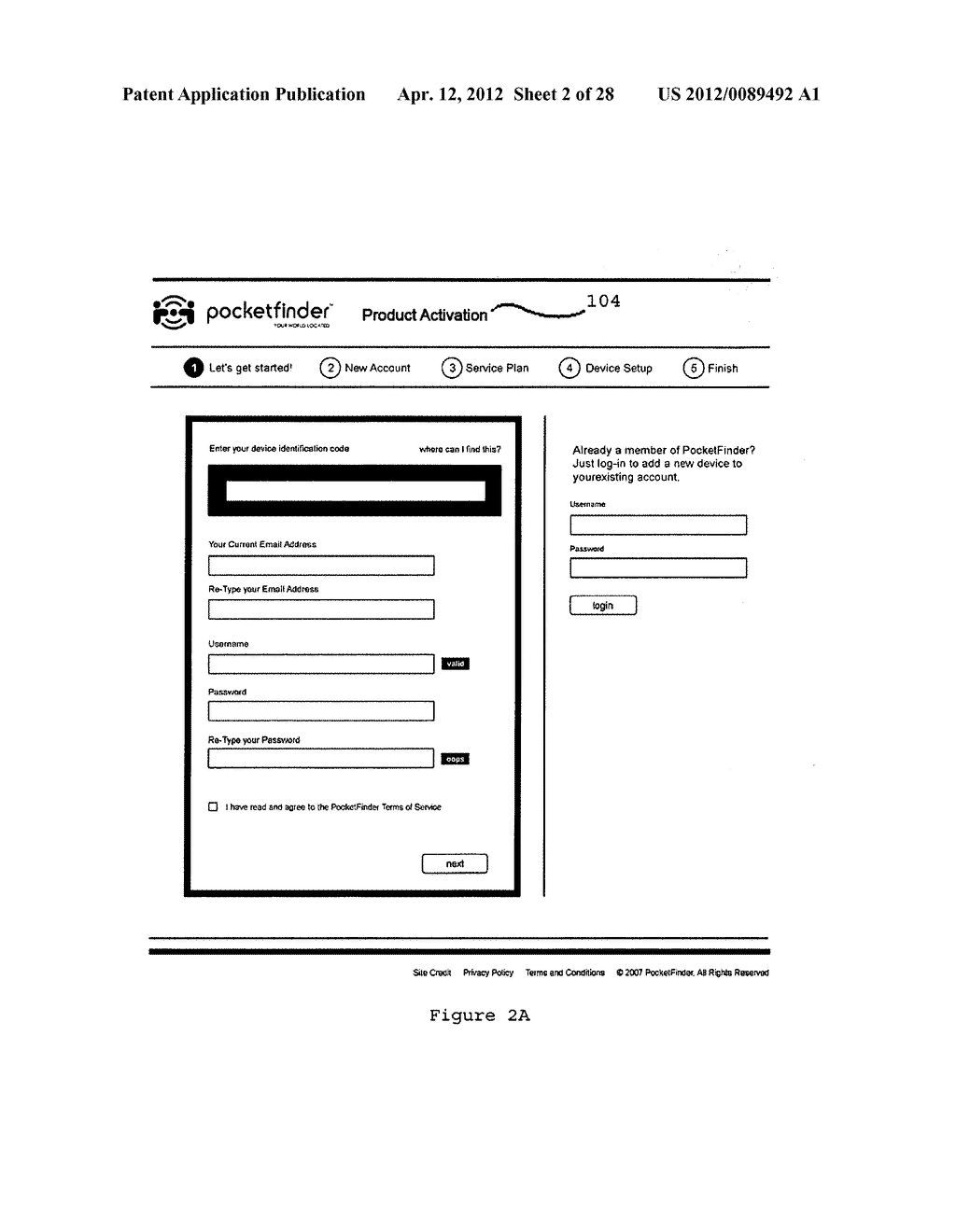 SYSTEM AND METHOD FOR CREATING AND MANAGING A PERSONALIZED WEB INTERFACE     FOR MONITORING LOCATION INFORMATION ON INDIVIDUALS AND OBJECTS USING     TRACKING DEVICES - diagram, schematic, and image 03