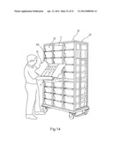 Cart systems and methods for delivering pharmaceutical items to a retail     seller diagram and image