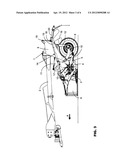 PLANT MOWER-CONDITIONER COMPRISING A DEVICE FOR UNIFORMLY DISTRIBUTING     PLANTS THROWN BACK TO THE GROUND diagram and image