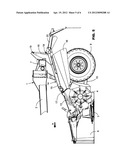 PLANT MOWER-CONDITIONER COMPRISING A DEVICE FOR UNIFORMLY DISTRIBUTING     PLANTS THROWN BACK TO THE GROUND diagram and image