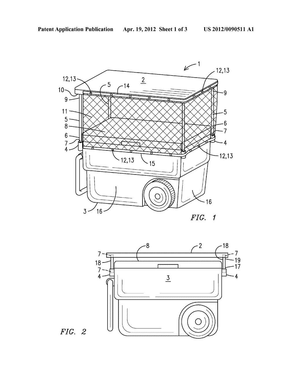 TABLE AND STORAGE SYSTEM FOR COOLERS - diagram, schematic, and image 02