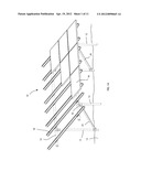 SOLAR ARRAY SUPPORT STRUCTURE WITH A TELESCOPIC WIND BRACE diagram and image