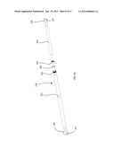 SOLAR ARRAY SUPPORT STRUCTURE WITH A TELESCOPIC WIND BRACE diagram and image