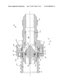 BREAKAWAY THREAD-LOCK QUICK CONNECT/DISCONNECT COUPLING diagram and image