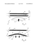 APPARATUS AND METHOD FOR DRAPING KNITTED FIBER FABRICS FOR CURVED PROFILED     STRUCTURAL PARTS OF FIBER COMPOSITE MATERIAL diagram and image