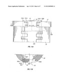 MANIPULATABLE SPIDER COMPONENTS ADAPTED FOR COOPERATION WITH A VERTICALLY     RECIPROCATING CONTROL LINE GUIDE diagram and image