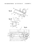 PARTIALLY LINED DISK BRAKE HAVING A SPRING ARRANGEMENT FOR IMPROVED     CLEARANCE AND SPRING ARRANGEMENT diagram and image