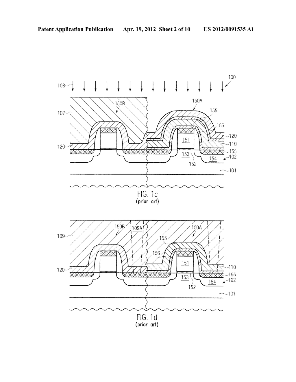 Method and Semiconductor Device Comprising a Protection Layer for Reducing     Stress Relaxation in a Dual Stress Liner Approach - diagram, schematic, and image 03