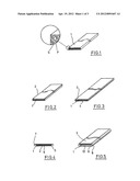 Escape Route Marking for an Aircraft and Method for Producing an Escape     Route Marking diagram and image