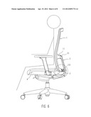 CHAIR WITH TILTABLE BACK diagram and image