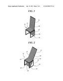 CHAIR WITH AN ANGLE-ADJUSTABLE BACKREST diagram and image