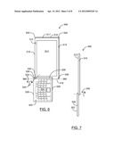 MOBILE DEVICE WITH ROTATABLE PORTION FOR INPUT MECHANISM diagram and image