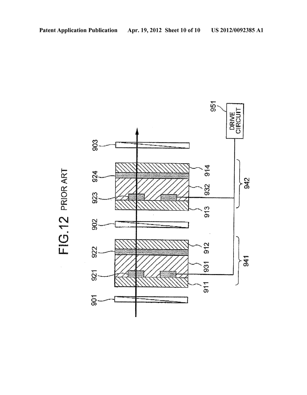 LIQUID CRYSTAL DISPLAY UNIT AND SYSTEM INCLUDING A PLURALITY OF STACKED     DISPLAY DEVICES, AND DRIVE CIRCUIT - diagram, schematic, and image 11