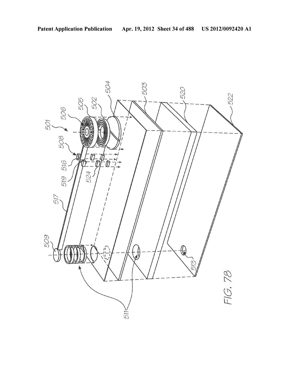 FLUID EJECTION NOZZLE HAVING STACKED CAPACITIVE EJECTOR - diagram, schematic, and image 35