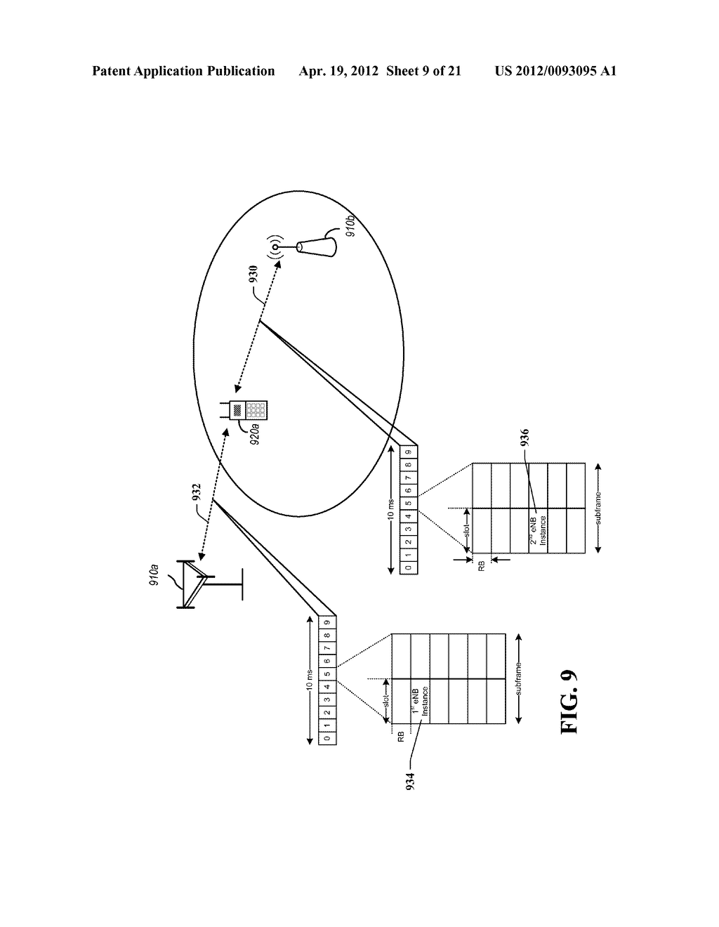 METHOD AND APPARATUS FOR SUPPORTING COMMUNICATIONS IN A HETEROGENEOUS     NETWORK - diagram, schematic, and image 10