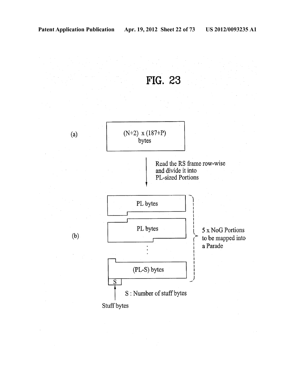 DIGITAL BROADCASTING SYSTEM AND DATA PROCESSING METHOD - diagram, schematic, and image 23