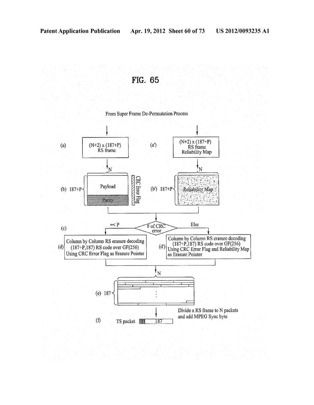 DIGITAL BROADCASTING SYSTEM AND DATA PROCESSING METHOD - diagram, schematic, and image 61