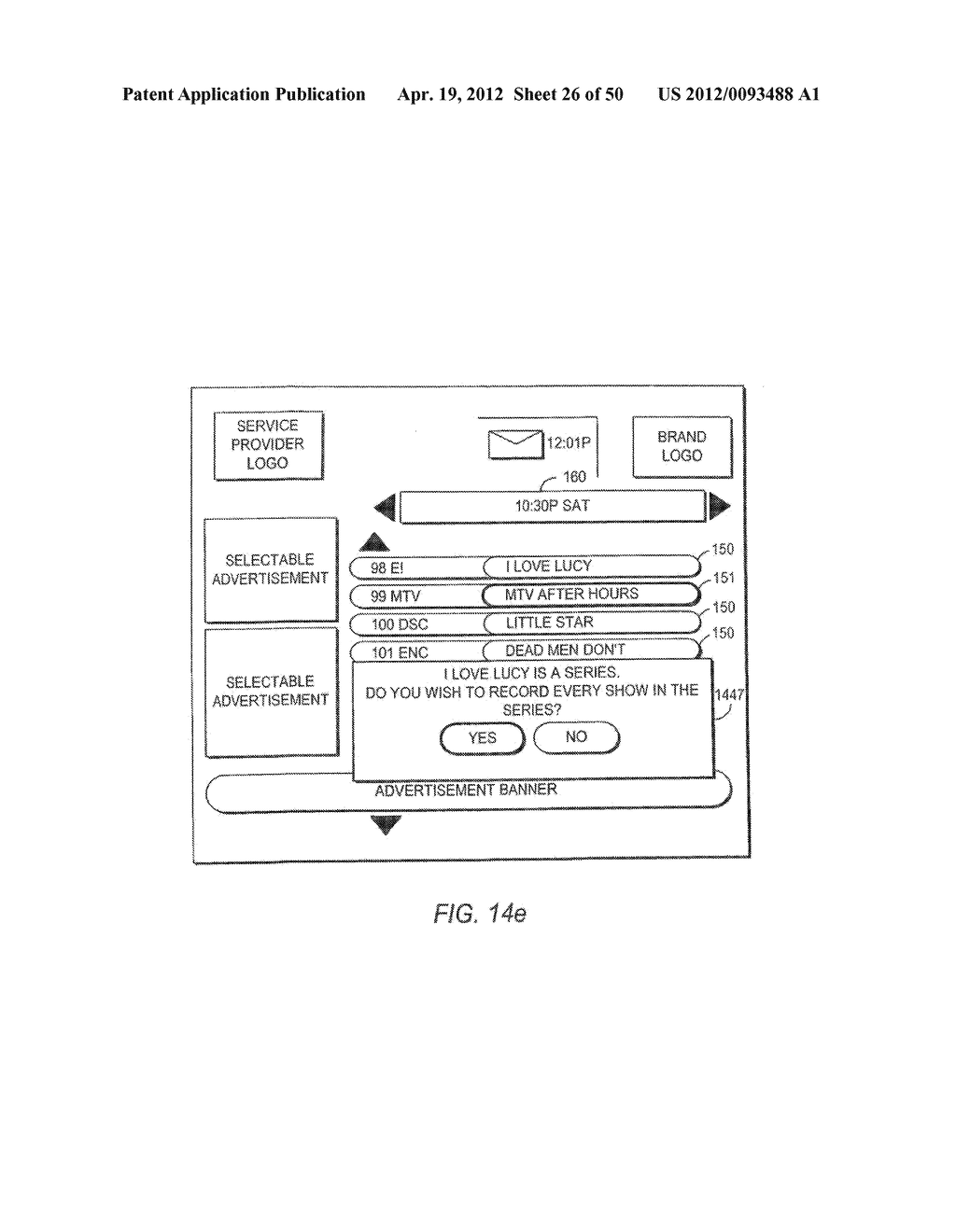 CLIENT-SERVER BASED INTERACTIVE TELEVISION GUIDE WITH SERVER RECORDING - diagram, schematic, and image 27