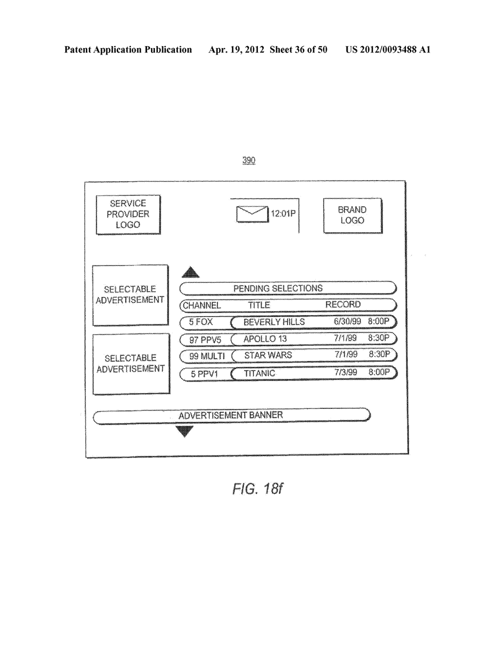 CLIENT-SERVER BASED INTERACTIVE TELEVISION GUIDE WITH SERVER RECORDING - diagram, schematic, and image 37