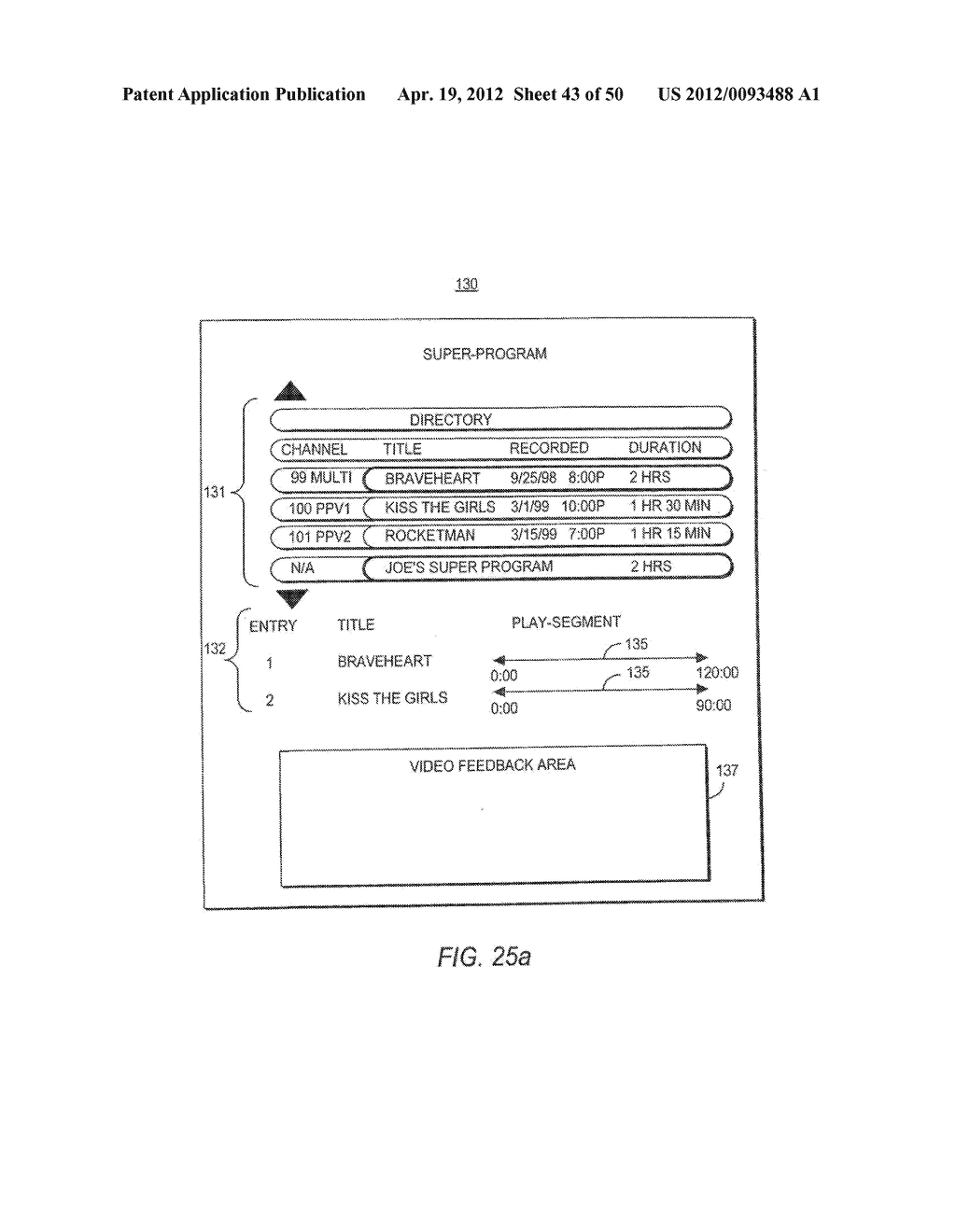 CLIENT-SERVER BASED INTERACTIVE TELEVISION GUIDE WITH SERVER RECORDING - diagram, schematic, and image 44