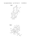 Rotor blade for an axial flow turbomachine and mounting for such a rotor     blade diagram and image